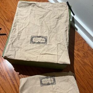 Gucci Beige Dust Bags Set
17x13”